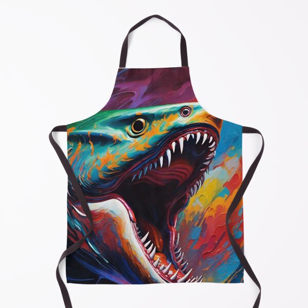 Item preview, 4 eyes shark monster designed and sold by MatrixTattoo.