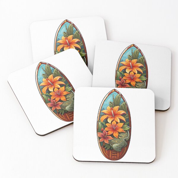 Item preview, Ride the Tiki wave 5 designed and sold by Inky-Spiration.