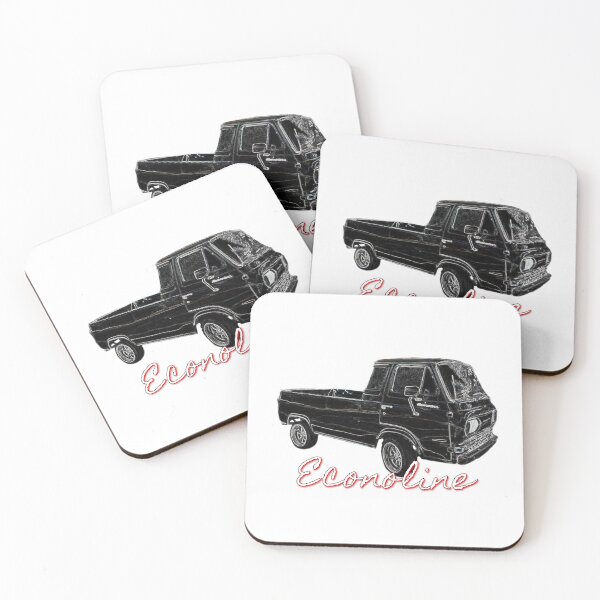 Item preview, Econoline Pickup Truck, Vintage Pickup Truck, Old School Pickup designed and sold by BubbaCommerce.