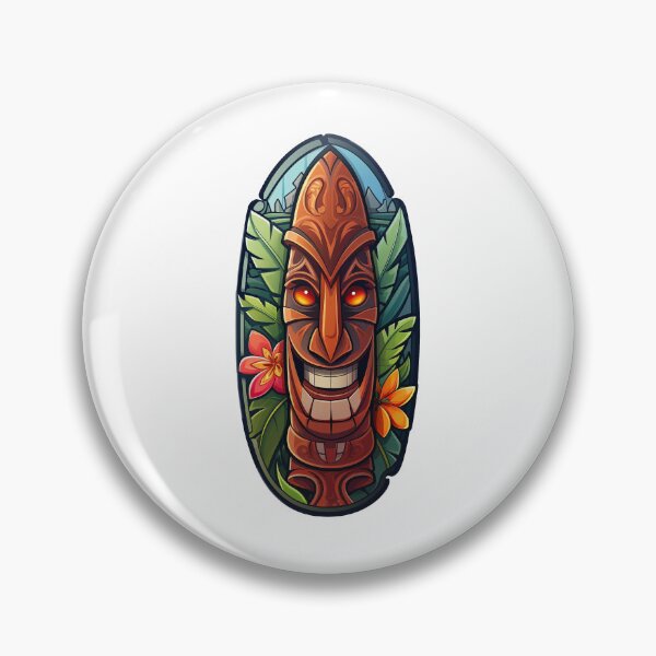 Item preview, Ride the Tiki wave 6 designed and sold by Inky-Spiration.