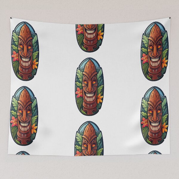 Item preview, Ride the Tiki wave 6 designed and sold by Inky-Spiration.