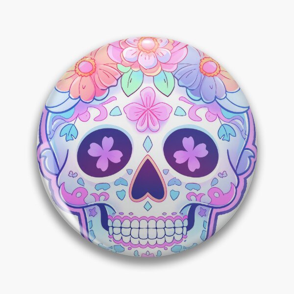 Item preview, Calavera de azúcar colorida designed and sold by krisdit.
