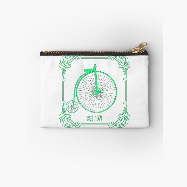 Item preview, Art Nouveau Penny Farthing Lime Green designed and sold by kernowerno.