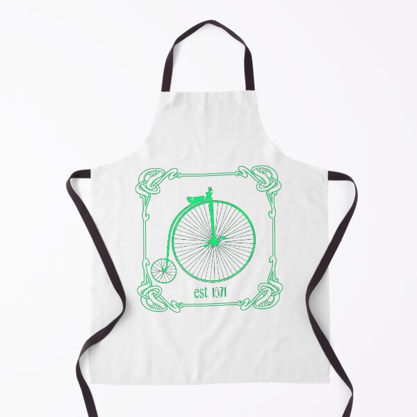 Item preview, Art Nouveau Penny Farthing Lime Green designed and sold by kernowerno.