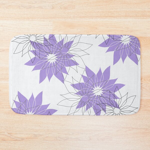 Item preview, Purple Floral Print designed and sold by lezell.