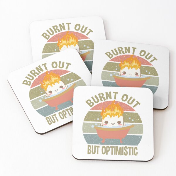 Item preview, Positive Quotes for Women Burnt Out But Optimistic Marshmallow Shower  designed and sold by clothesy7.