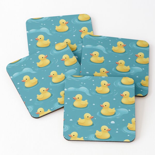 Item preview, Rubber duckies - light blue designed and sold by InkishDelight.