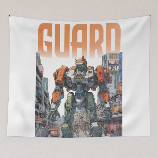 Item preview, Guardian of the Future: Robot Protector" designed and sold by go-go-designs.