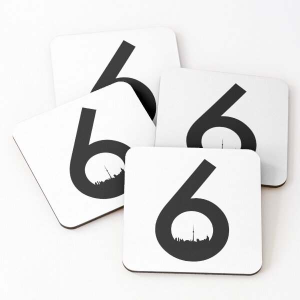 Item preview, Toronto 6 Silhouette Graphic TDot, 416, T.O, The6ix Canadian City Design  designed and sold by Ladewha.