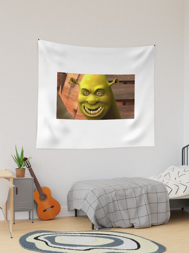 Shrek meme face - Shrek - Tapestry