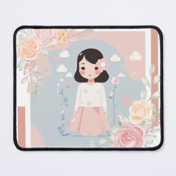 Item preview, cute girl , pastel tones designed and sold by Piano-pn.