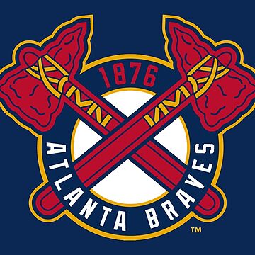 Atlanta Braves 1876 Throwback Logo Logo Sticker Car Vinyl 