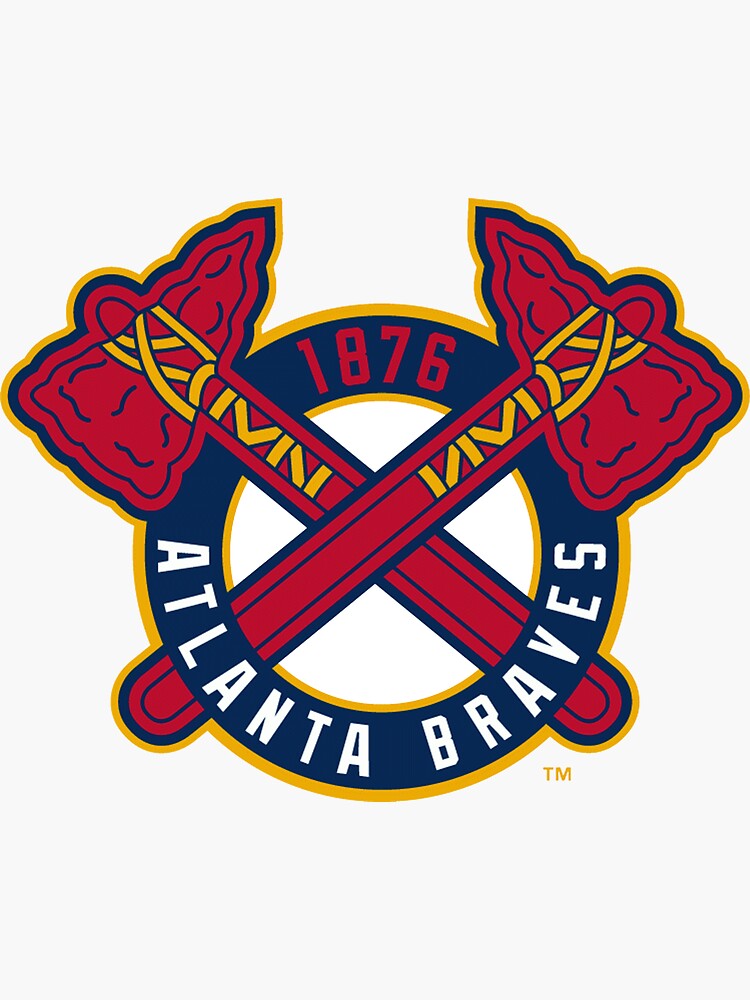 Vintage Atlanta Braves Baseball Logo 1876 T-shirt