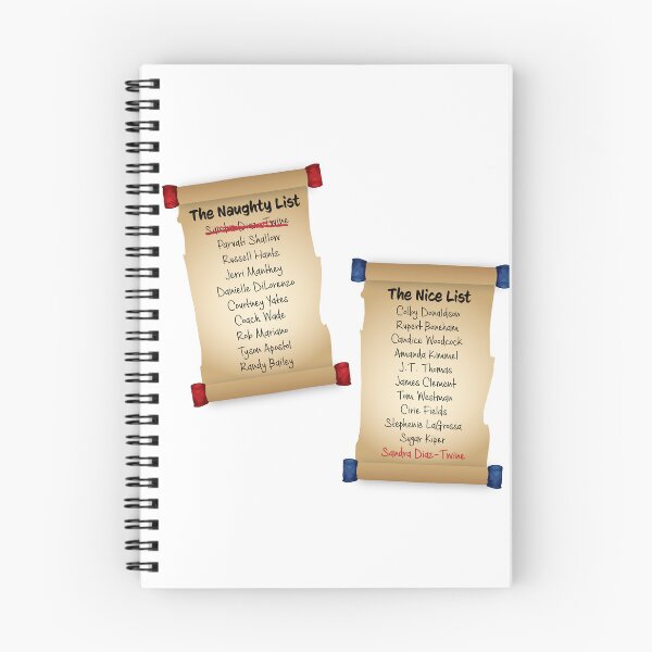 Item preview, Naughty Or Nice Survivor Heroes VS Villains Graphic designed and sold by katietedesco.