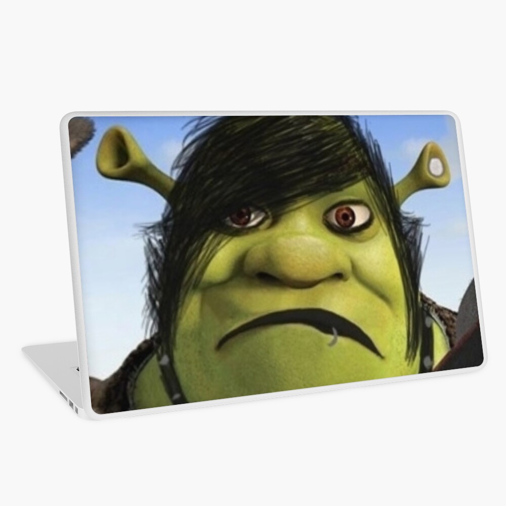 Derp Shrek meme | Laptop Skin