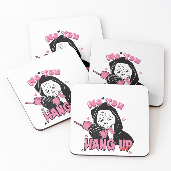 Item preview, No You Hang Up Horror Movie Halloween Sticker designed and sold by StickrBoy.