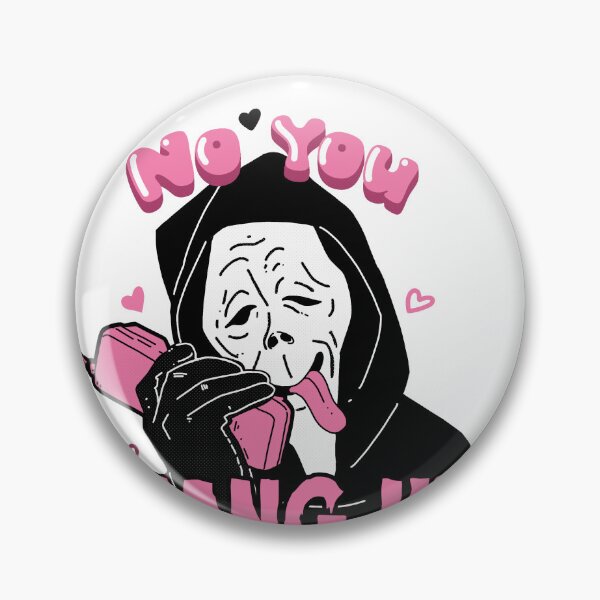 Item preview, No You Hang Up Horror Movie Halloween Sticker designed and sold by StickrBoy.