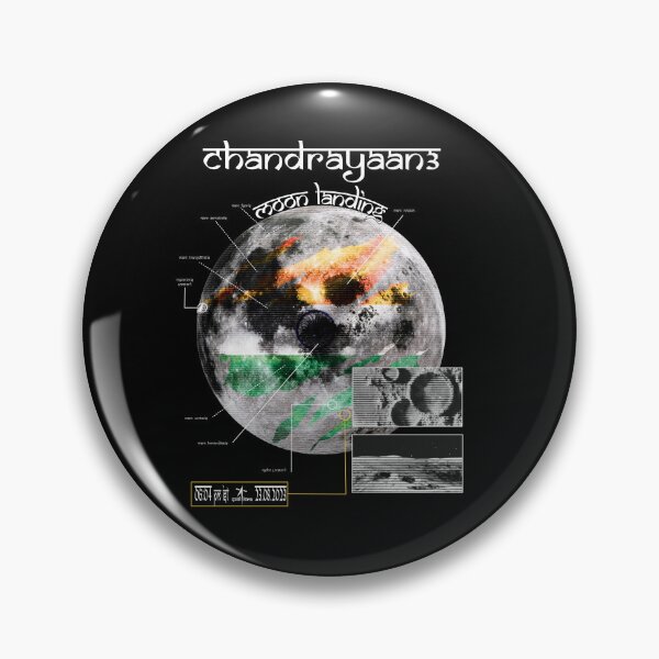 Artikelvorschau, Chandrayaan 3 Moon Landing (India) entworfen und verkauft von LumbardaDesigns.