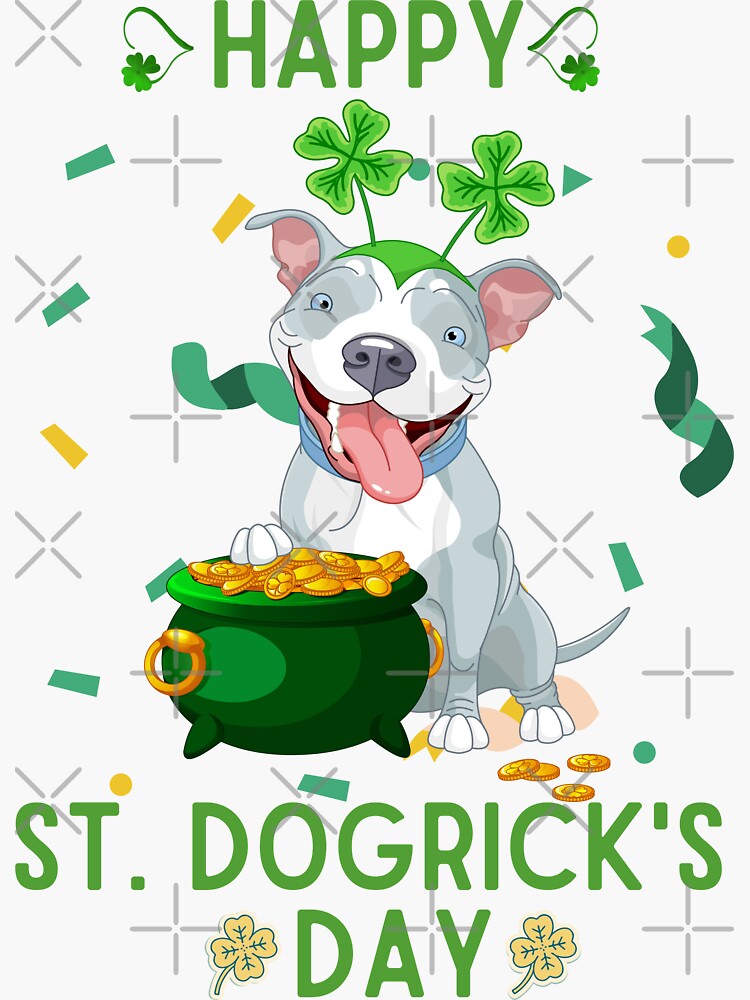 Irish Flag Three Pitbull Dogs Happy St. Patrick's Day Gift T-Shirt Irish Flag Three Pitbull Dogs Happy St. Patrick's Day Gift T-Shirt