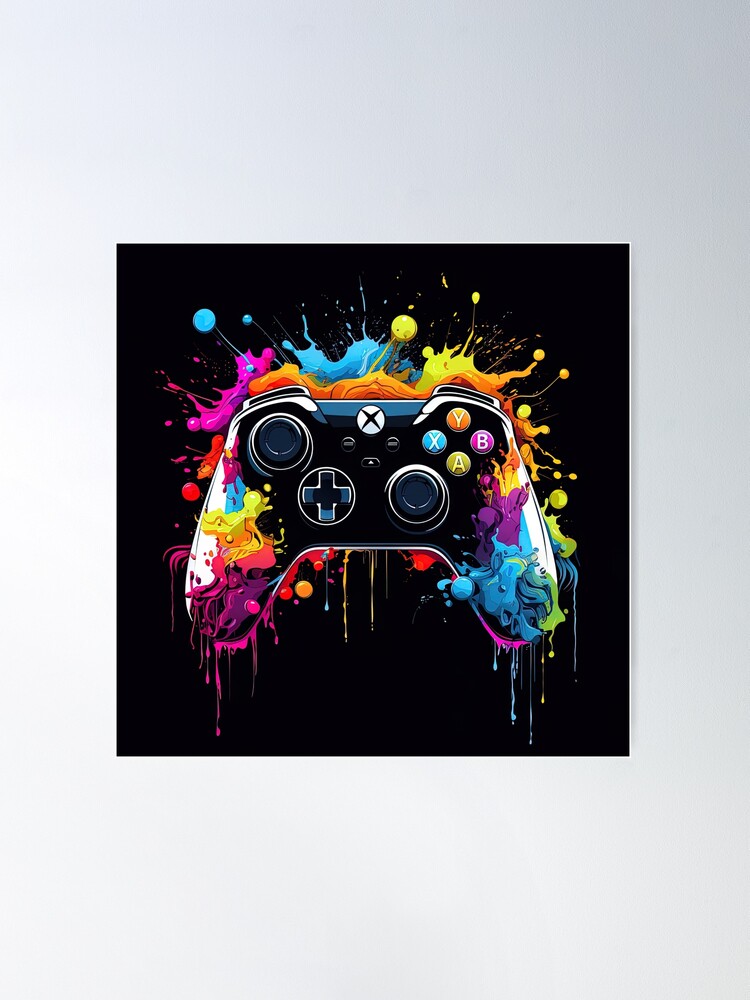 2022 Xbox Series X Controllers Framed Print Ad/Poster Colors Video Game  Wall Art
