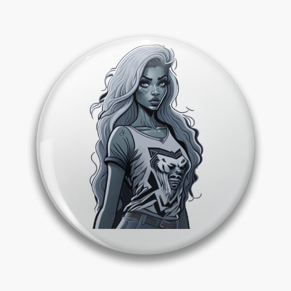 Item preview, barbi, 80s, black and white, sticker, cartoon style, t shirt design, fantastic and intricate details, fantasy concept art, 8k resolution, oil painting, splash screen, strong strokes, family designed and sold by wolfeditor.