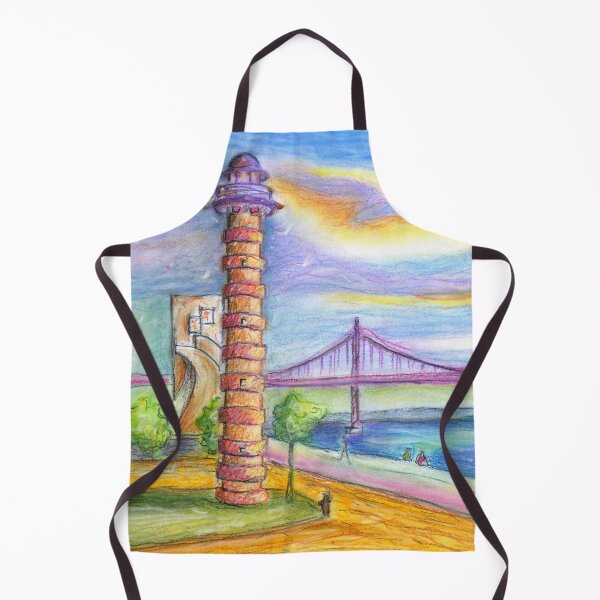 Item preview, tejo old lighthouse . lisbon designed and sold by Tereza Pilar Art.