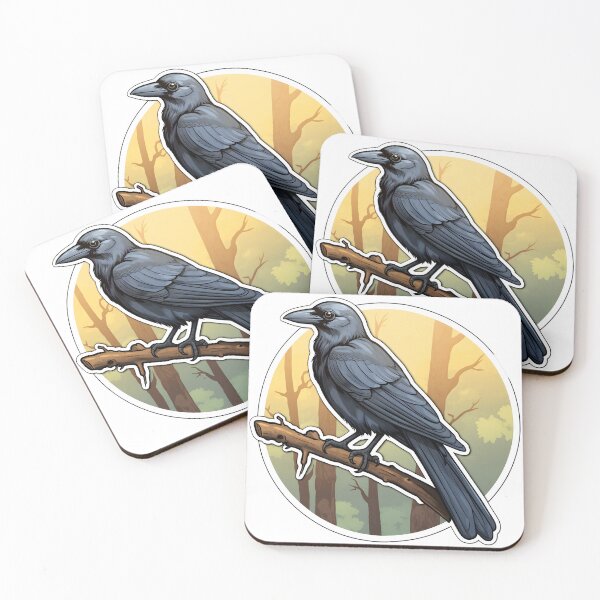 Item preview, crow stand on branch designed and sold by lighte.