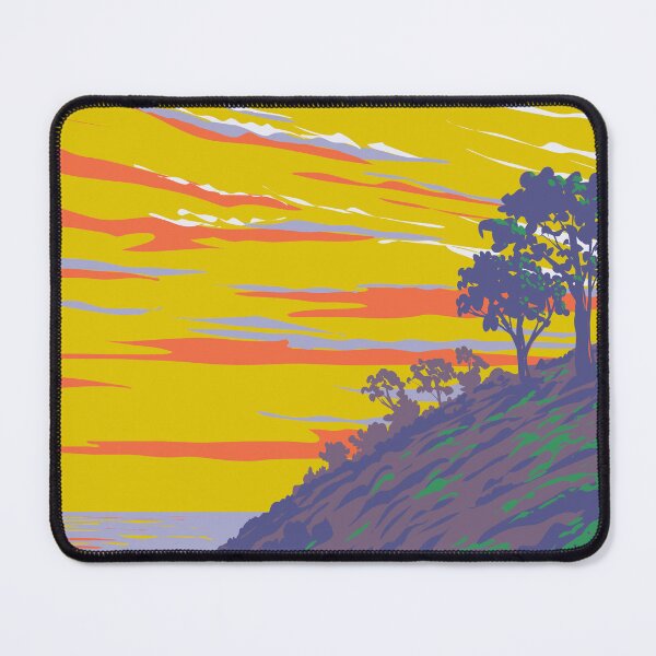 Item preview, Block Island in Rhode Island New England USA WPA Art Poster designed and sold by patrimonio.
