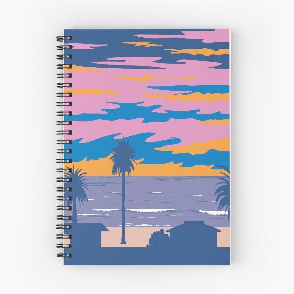 Item preview, Moonlight State Beach in Encinitas California WPA Poster Art designed and sold by patrimonio.