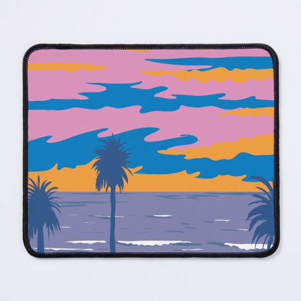 Item preview, Moonlight State Beach in Encinitas California WPA Poster Art designed and sold by patrimonio.