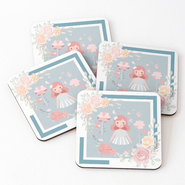 Item preview, cute girl with pink hair, pastel tones designed and sold by Piano-pn.