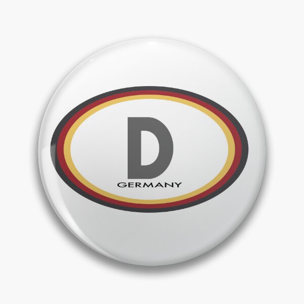 Item preview, Germany (D) Auto Emblem designed and sold by we-rove.