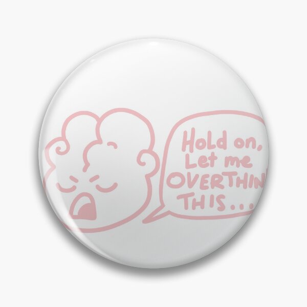 Item preview, Cute Overthinking Anxiou Brain Sticker for Hydro Flask designed and sold by StickrBoy.