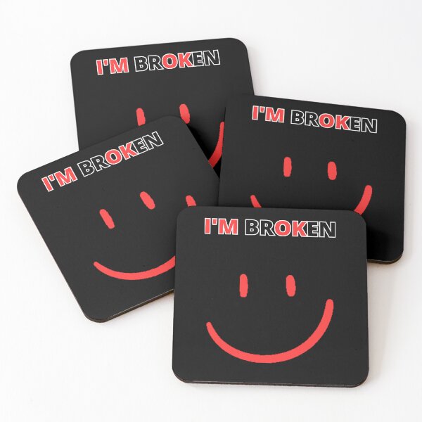 Item preview, "Dual Emotions: I'm Broken, I'm OK" Duality Mental Health Resilience Vulnerability designed and sold by DigiNook.