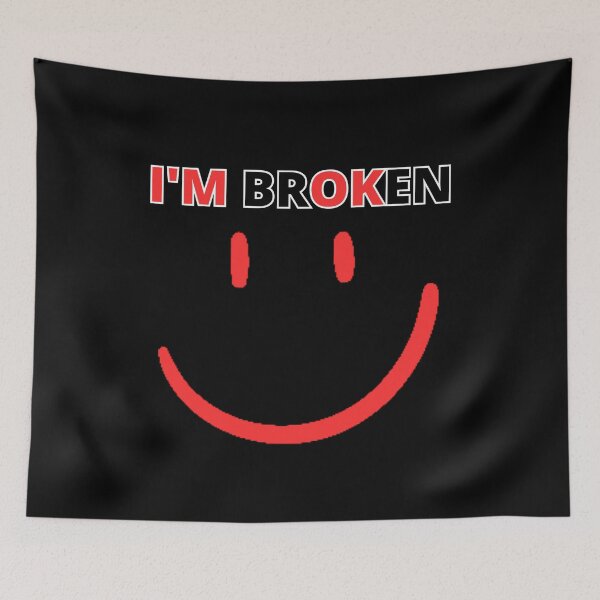 Item preview, "Dual Emotions: I'm Broken, I'm OK" Duality Mental Health Resilience Vulnerability designed and sold by DigiNook.