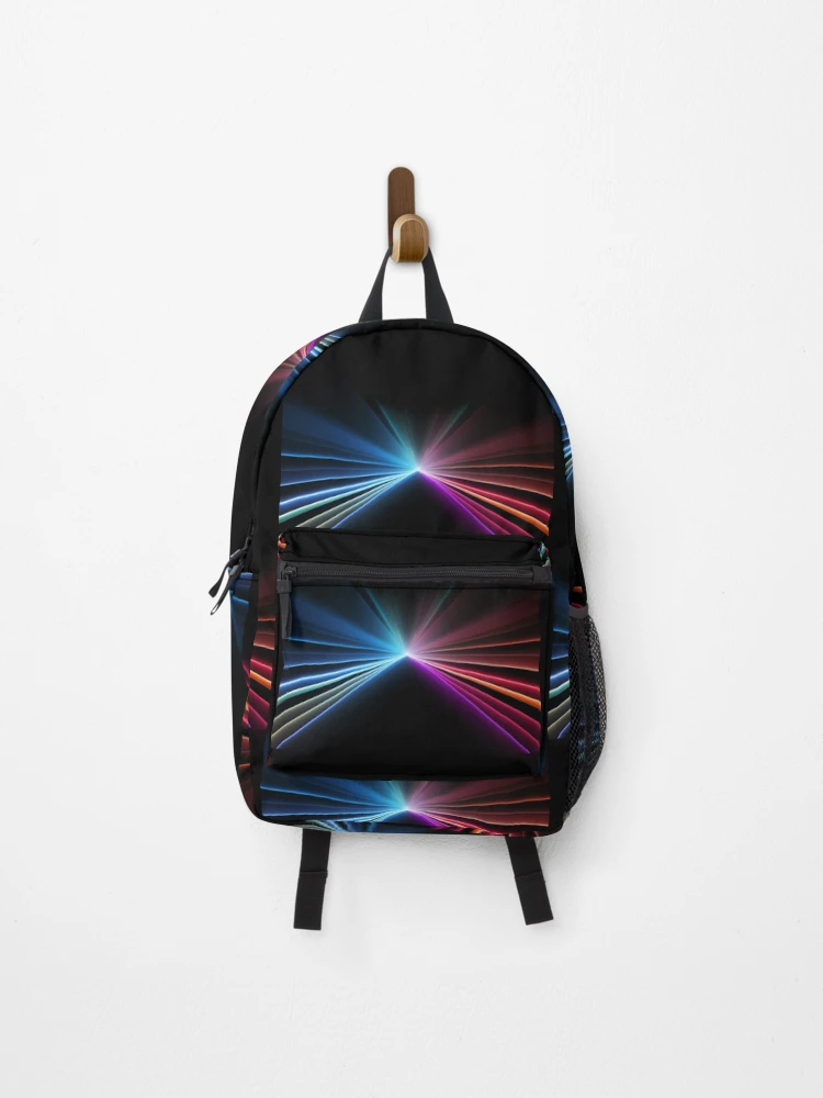 Thumbnail 1 of 3, Backpack, Multi Color Rays designed and sold by DesignArtique.