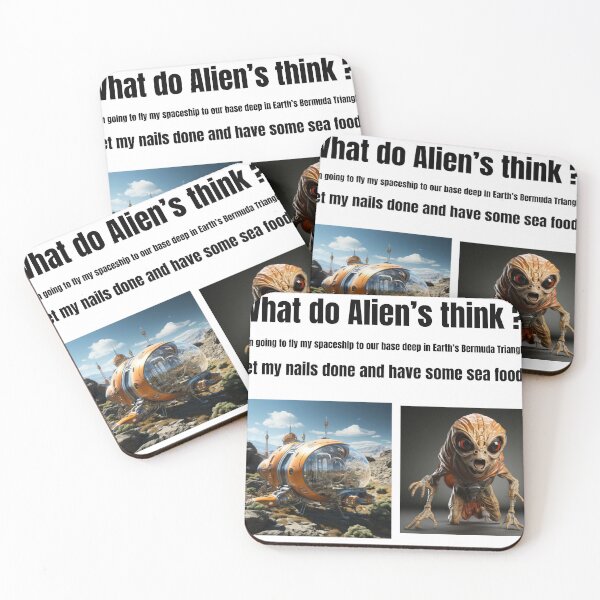 Item preview, UFO humor "What do Alien's think ?"  designed and sold by phelanartwork67.