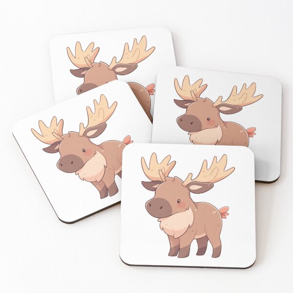 Item preview, Simple drawn moose designed and sold by SundayDonuts.