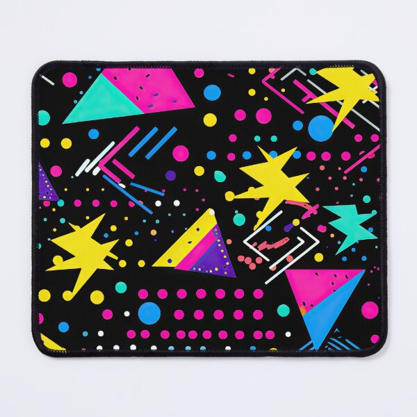 Item preview, Funky 80s and 90s Nostalgia Pop Pattern designed and sold by AeonAcademy.