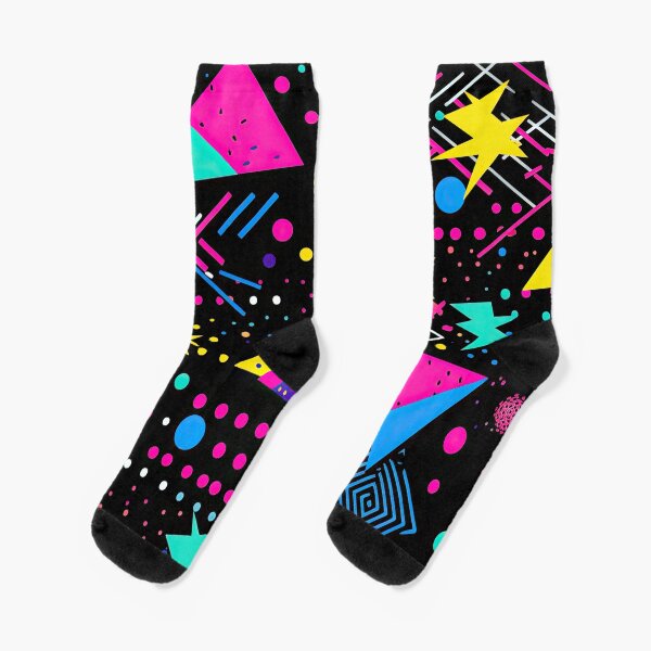 Item preview, Funky 80s and 90s Nostalgia Pop Pattern designed and sold by AeonAcademy.