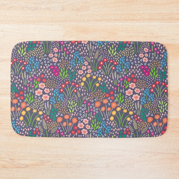 Item preview, Vibrant Floral Fun Botanical flower pattern designed and sold by Nicola-Rowe.