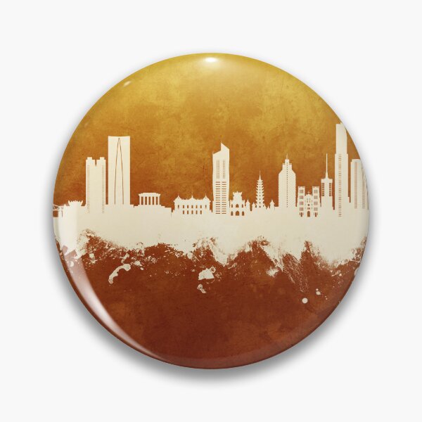 Item preview, Hanoi (Saigon) Vietnam Skyline designed and sold by ArtPrints.