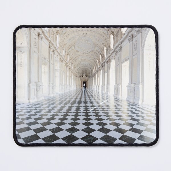 Item preview, Reggia di Venaria Reale, Italy - corridor perspective, luxury marble, gallery and windows - Royal palace designed and sold by Paolo Modena Photography    -   Fine Italian Art.