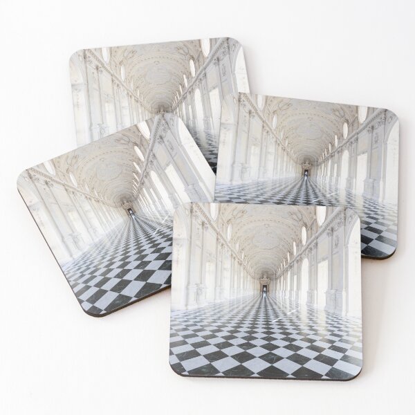 Item preview, Reggia di Venaria Reale, Italia - perspectiva del corredor, mármol de lujo, galería y ventanas - Palacio Real designed and sold by Paolo Modena Photography - Fine Italian Art.