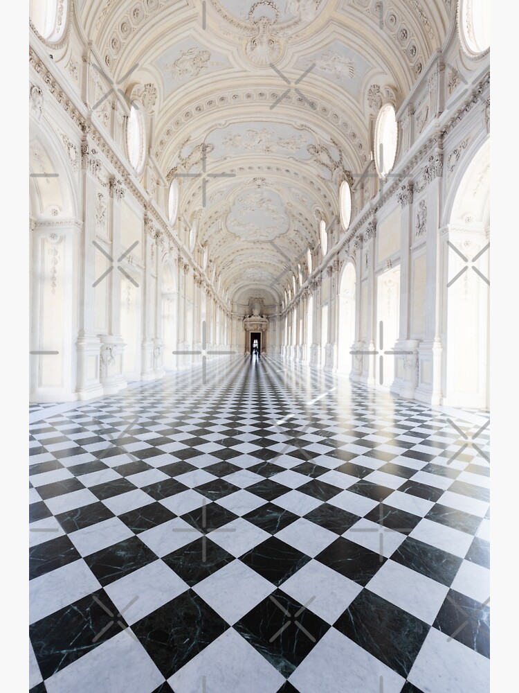 Italy, Piedmont. The Galleria Grande of the Venaria reale Wall Art