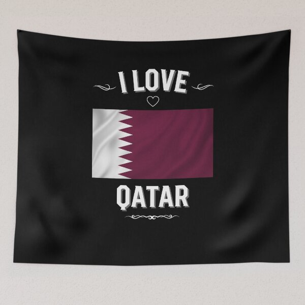 Item preview, I Love Qatar designed and sold by LoveMyRoots.