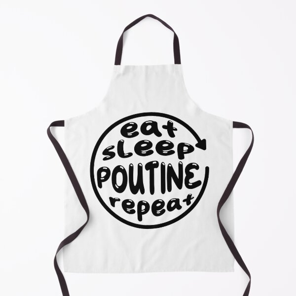 Item preview, Eat Sleep Poutine Repeat designed and sold by WhitepaperStyle.
