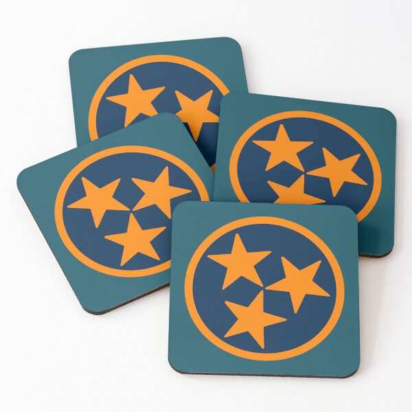 Item preview, Navy _amp_ Orange Tri-Star   designed and sold by Nigelwhipple.