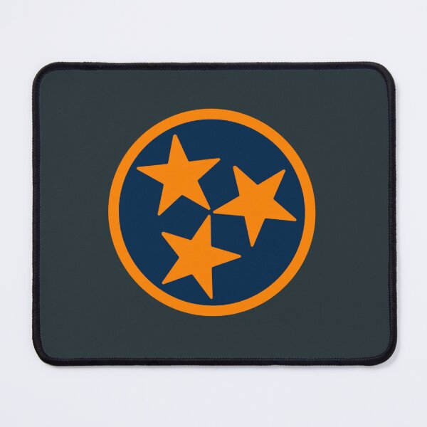 Item preview, Navy _amp_ Orange Tri-Star designed and sold by Nigelwhipple.