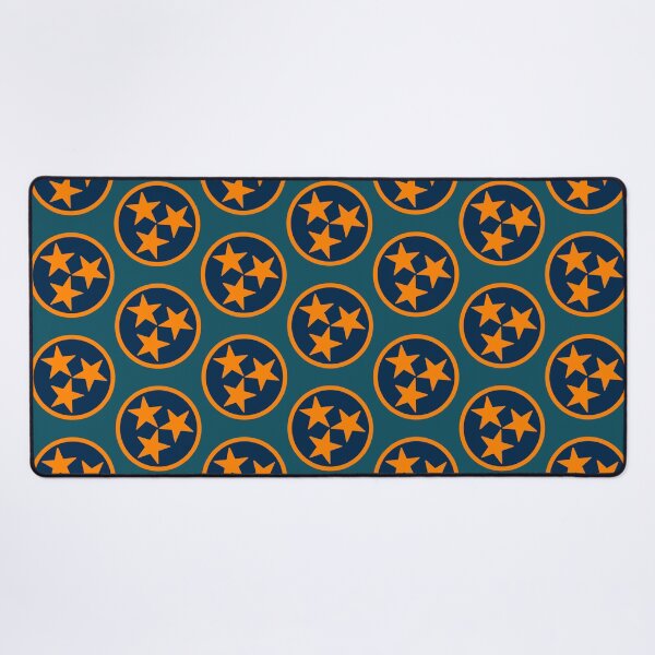 Item preview, Navy _amp_ Orange Tri-Star designed and sold by Nigelwhipple.